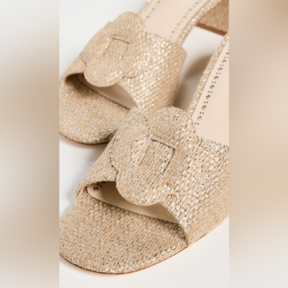 EUC Women’s Size 5.5 Larroudé Flora Mules - Picture 2 of 16